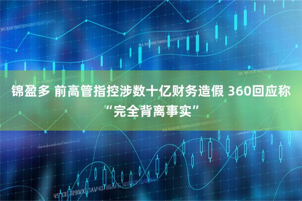 锦盈多 前高管指控涉数十亿财务造假 360回应称“完全背离事实”