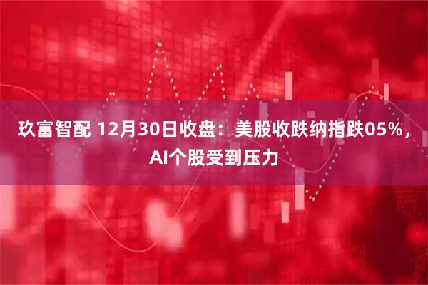 玖富智配 12月30日收盘：美股收跌纳指跌05%，AI个股受到压力