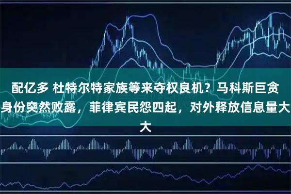 配亿多 杜特尔特家族等来夺权良机？马科斯巨贪身份突然败露，菲律宾民怨四起，对外释放信息量大